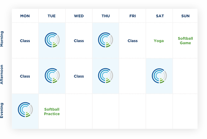 Tia's<br>Workweek